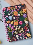 Doodle | Undated Yearly Planner | A5 Wiro Bound Hard Cover | 216 Ruled Pages | 80 GSM Paper | 100+ Stickers | Yearly, Monthly & Daily Planner with Activity Pages, Tear-Away Note & Quote Cards, To-Do Lists (Plan Big)