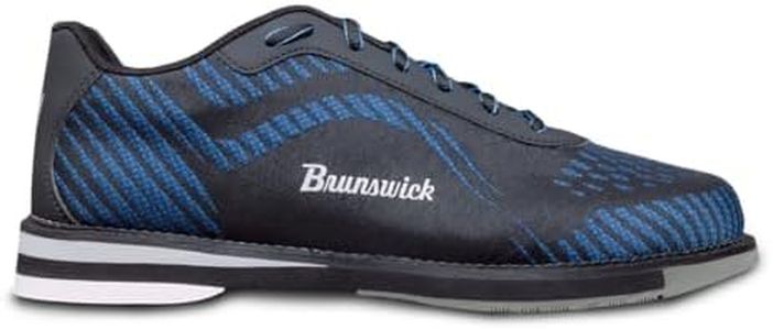 Brunswick Command Mens Bowling Shoes (Black/Blue, US Footwear Size System, Adult, Men, Numeric, Medium, 10.5)