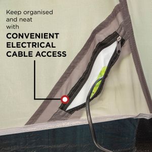 Coleman Coastline 3 Plus Tunnel Tent – 3 Person, Lightweight, Waterproof Awning