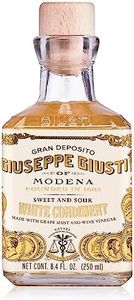 Giusti White Balsamic Vinegar Dressing - White Vinegar for Cooking and Finishing Dishes Made in Italy with Aged Balsamic Vinegar and White Vinegar