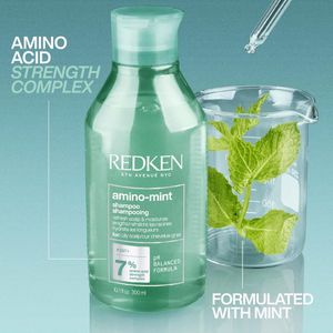 Redken Scalp Relief Shampoo – Amino Mint, Soothing for Oily Hair, 300ml