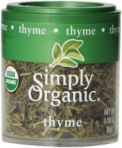 Simply Organic Whole Thyme Leaf, Certified Organic | 0.28 oz | Pack of 2 | Thymus vulgaris L.