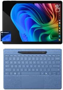 Microsoft Surface Pro 2-in-1 Tablet with Sapphire Flex Keyboard and Slim Pen, 13" Touchscreen Display, Snapdragon X Plus, 16GB RAM, 2TB SSD, Copilot+ PC, Alcantara Keyboard, Win 11 Pro, Black