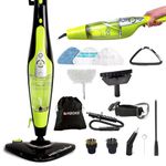 H2O HD 5 in 1 All Purpose Hand Held Steam Cleaner System for Home Use (Dualblast 14 Piece Cleaning Accessory Kit)