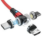 Magnetic USB Cable 3-in-1 3A Fast C