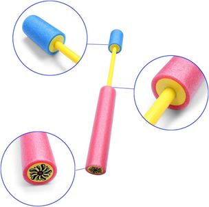 4-Piece Colorful Kids EVA Foam Water Gun Set – Pull Type