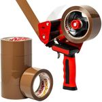 Packatape Packing Tape Gun with 6 R