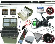 Complete Starter Coarse Float Fishing Kit Set. 11' Carbon Rod, Reel & Seat Box