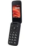 Boost Mobile TCL Flip 4G LTE FlipPhone, Black - Prepaid Phone - Carrier Locked to