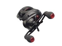 Mitchell MX3LE Baitcasting Reel, Fishing Reel, Low Profile Baitcast Reels, Predator Fishing, Pike, Perch, Zander, Unisex, Black/Red, LP | Left Hand | 7.2:1