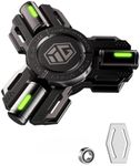 Fidget Spinners, Fidget Spinner Gifts for Adults and Kids, Stress Anxiety ADHD Relief Figets Toy, Metal Finger Hand Spinner Toys with Luminous Light, Spinner Absorb Solar Light Then Release in Dark
