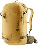 Deuter Unisex Freerider 30L, Lightweight Ski Touring Backpack for Skiing & Backcountry Day Tours, Savanna-nori, One Size, Modern