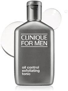 Clinique For Men Oil Control Exfoliating Tonic Exfoliator With Salicylic Acid | For Oily Skin + All Skin Types | Removes Excess Oil, Unclogs Pores + Preps For Shaving, 6.7 Fl Oz