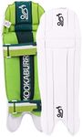 Kookaburra Kahuna Pro 1000 Batting Legguards ( White, Men) | Premium Cricket Leg Guards | Professionals | Lightweight and Durable Design