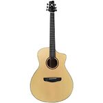 Vault Artisan Premium Acoustic Guitar with Solid Spruce Top and Solid Mahogany Back and Sides - Natural