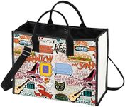 BWWKTOP Friend TV Show Tote Bag Friend TV Show Character Fans Gift Friend TV Show Themed Bag For Women, Sandwich Bg, 14.56 inches (length) * 12.59 inches (height)