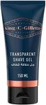 King C. Gillette Men’s Transparent Shave Gel With White Tea and Argan Oil, 150mL