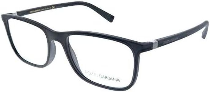 Dolce & Gabbana DG 5027 2525 Matte Black Plastic Rectangle Eyeglasses 55mm