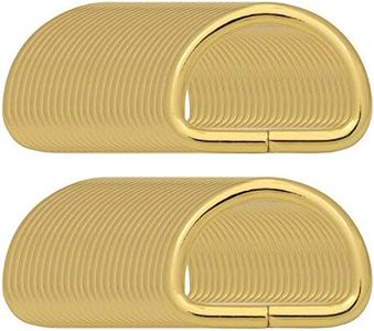 BIKICOCO Metal D-Rings Buckle, 3/4 Inch Non-Welded for Webbing Sewing DIY - Gold - Pack of 50