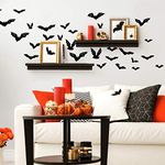 RoomMates Halloween Black Bats Peel and Stick Wall Decals