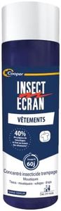 INSECT ECRAN - Trempage vêtements et tissus - Solution insecticide - Protection contre les piqûres de moustiques - Dès 24 mois - 200 ml