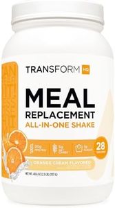 TransformHQ Meal Replacement Shake Powder 28 Servings (Orange Cream) - Gluten Free, Non-GMO