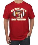 Wild Bobby Kansas City Fan | KC Fantasy Football Sports Men's T-Shirt, Red-boyfriend, Large