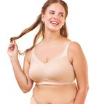 Enamor A112 Smooth Super Lift Classic Full Support Bra - Stretch Cotton, Non-Padded, Wirefree & Full Coverage PALESKIN