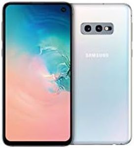 Samsung Galaxy S10e (128GB, 6GB) 5.8" AMOLED, Snapdragon 855, 4G LTE Fully Unlocked (AT&T, Verizon, T-Mobile, GoogleFi) G970U (Fast Car Charger Bundle, Prism White)