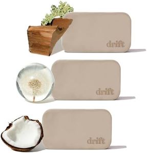 Drift Car Air Freshener - Stone Air Freshener - Car Odor Eliminator - Long Lasting Scent - Auto Accessories - Metal Clip - Variety 3 Pack Starter Kit - Teak, Open Air, Cabana - CLIP INCLUDED