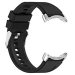 LOKEKE Compatible with Google Pixel Watch Replacement Band - 20MM Replacement Silicone Wrist Watch Band Strap Compatible with Google Pixel Watch(Silicone Black)