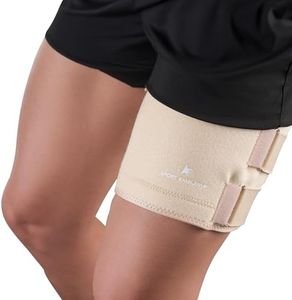 Hamstring Compression Sleeve Recovery Support – Non-Slip Groin Wrap for Adductor, Quad Strain, Pulled Hamstring - Thigh Compression Sleeve for Men and Women – Thigh Braces for Thigh Pain