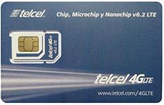 Telcel Mexico Prepaid SIM Card with