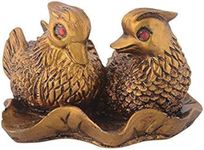 GJ Feng Shui Polyresin Mandarin Ducks for Good Luck, Prosperity & Success