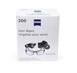 Zeiss Pre-Moistened Lens Cleaning Wipes - Cleans Without Streaks for Camera Lenses and Eyeglasses - (200 Count)