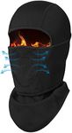 Venswell Winter Kids Balaclava Ski Mask Cold Weather Face Full Cover Banadana Warm Mask for Skiing Cycling Black