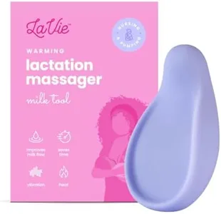 LaVie Warming Lactation Massager 3-in-1 Adjustable Heat + Vibration for Breastfeeding, Nursing, Pumping, Essential Support for Improved Milk Flow