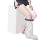 Vissco Waterproof Cast Cover - Leg (From Ankle Upto Knee) to Protect Bandage Against Water Exposure During Bath/Shower, Protect the Injury - Universal (Grey)