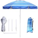 LOTTAFUN 6.5ft Beach Umbrella - Hea