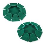 HOW TRUE 2 PCS All-Direction Golf Putting Cup Golf Practice Hole Cup Surface Flocking for Office Indoor Outdoor Golf Practicing