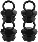 Sxkxm Push-in Boat Drain Plugs for 1-1/2" Livewell Drain Thru-Hull Drains, 1.5 inchs Live Well T-H Marine Drain Plug, Boats Scuppers Parts Replacement Boat Drain Plug Stopper Accessories (4 Pack)