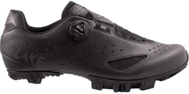 Lake MX177-X Wide Mountain Bike Shoes BLACK-REFLECTIV 44