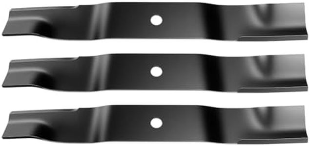 LFZZHDQ 3 Pack 04771200 18" Lawn Mower Blades, Replace for 00450300 03253800 Mower Blades, Compatible with Gravely 52" Deck Lawn Mower Blades ZT X, ZT XL, fit for ARIENS IKON X, IKON XL