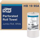 Tork Perforated Paper Roll Towels 2-ply Jumbo Roll Multi-purpose kitchen roll towel 100% recycled paper towels 210 sheets/roll, 12 rolls/case