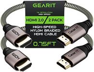 GearIT 4K HDMI Cable, (2-Pack / 0.7