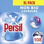 Persil Non Bio 3 in 1 Washing Capsules laundry capsules gentle next to sensitive skin for outstanding stain removal in quick & cold washes 108 washes (3x 36)