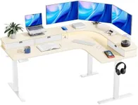 HUANUO 65″ L-Shaped Standing Desk w