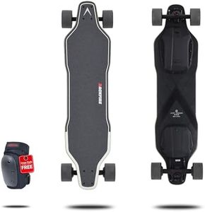 Backfire G2 Black Electric Longboard Skateboard with Protective Gear, Suitable for Adults & Teens Beginners, 5.2Ah/187Wh Battery, 11 to 12.5 Miles Range, 24 mph top Speed, 180 Days Warranty