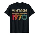 1970 52nd Birthday Gift Vintage Limited Edition Men Women T-Shirt