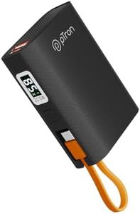 pTron Dynamo Rush 10000mAh 22.5W PD Charging Nano Power Bank with HyperVolt EV Batteries, Fast Charging, supports Xiamo, Redmi, Samsung, iPhone, Oneplus, Oppo, 3 Output & 2 Input Ports (Black)